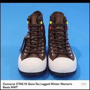 Converse CTAS Hi Gore-Tex Lugged Winter Women's Boots NWT